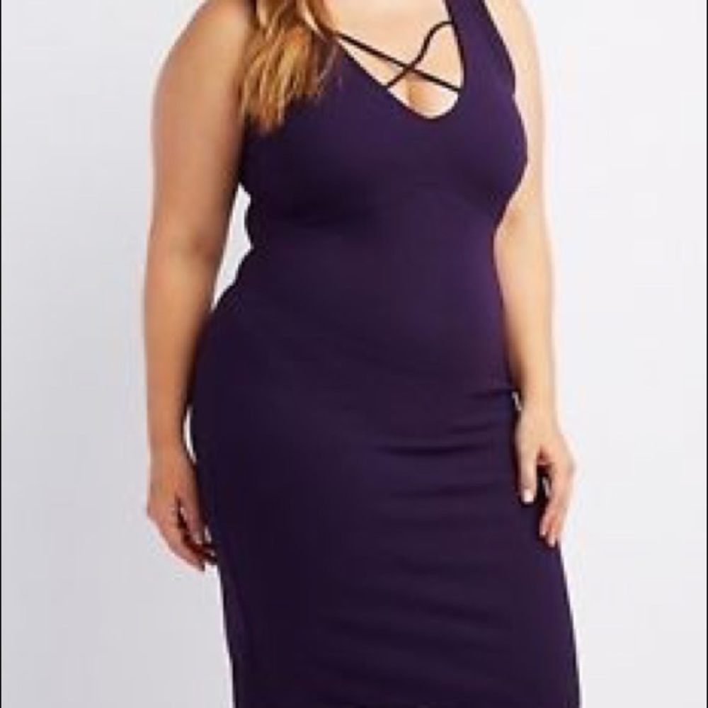 Midi strappy bodycon dress 👗